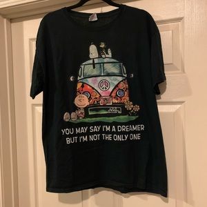 Peanuts Dreamer Hippie Bus Tee